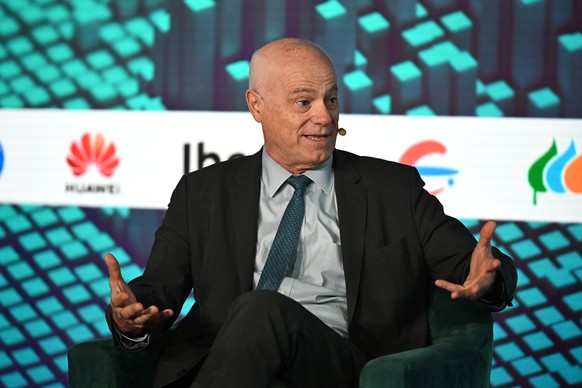 epa12142707 Chairperson of the European Banking Authority (EBA) Jose Manuel Campa speaks as he attends the second day of the Creo 2025 Forum, in Madrid, Spain, 29 May 2025. The forum is organized by t ...