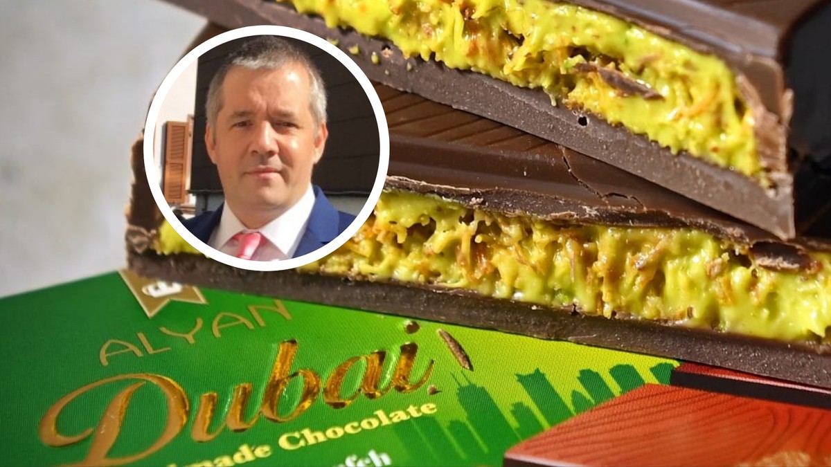 En Allemagne, Andreas Wilmer a fait interdire le chocolat Dubaï fabriqué en Turquie.