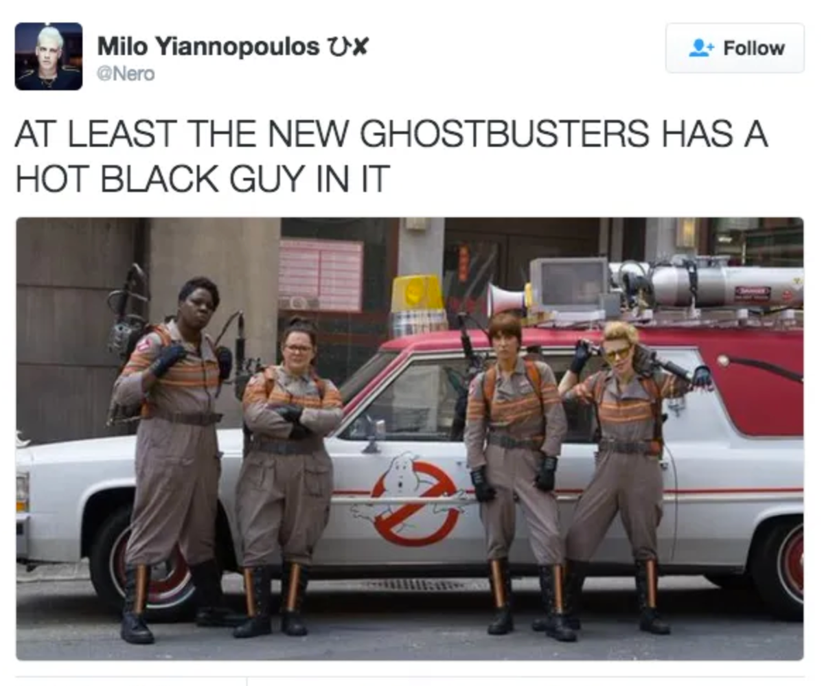 Au moins, le nouveau Ghostbusters affiche un beau mec black!