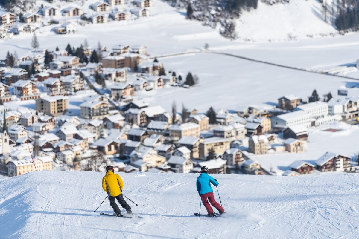 Skifahren Savognin