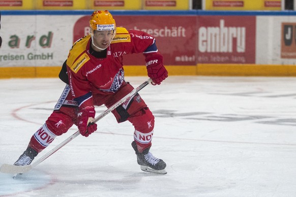 SC Rapperswil-Jona Lakers PostFinance Top Scorer Kevin Clark waehrend dem Eishockey-Meisterschaftsspiel der National League zwischen den SC Rapperswil-Jona Lakers und dem HC Lugano am Samstag, 3. Apri ...