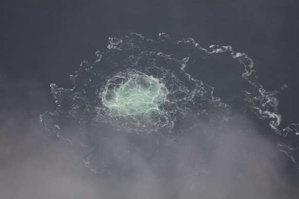 This is what Nord Stream 2's gas release looked like.