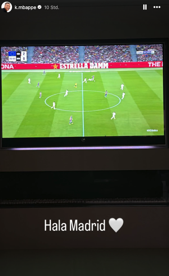 Mbappe Instagram Post