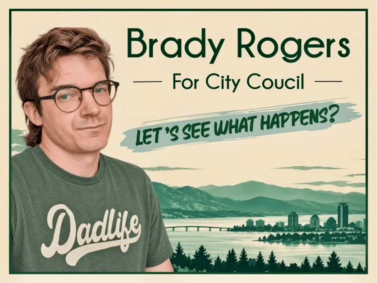 Brady Rogers for City Concil. Beste Plakatkampagne ever.
https://www.instagram.com/iambradythecreator/