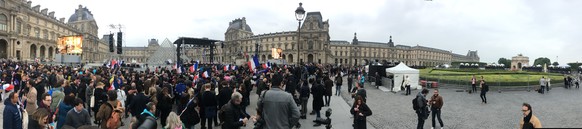 Louvre, Paris, PrÃ¤sidentschaftswahlen, Macron, Le Pen