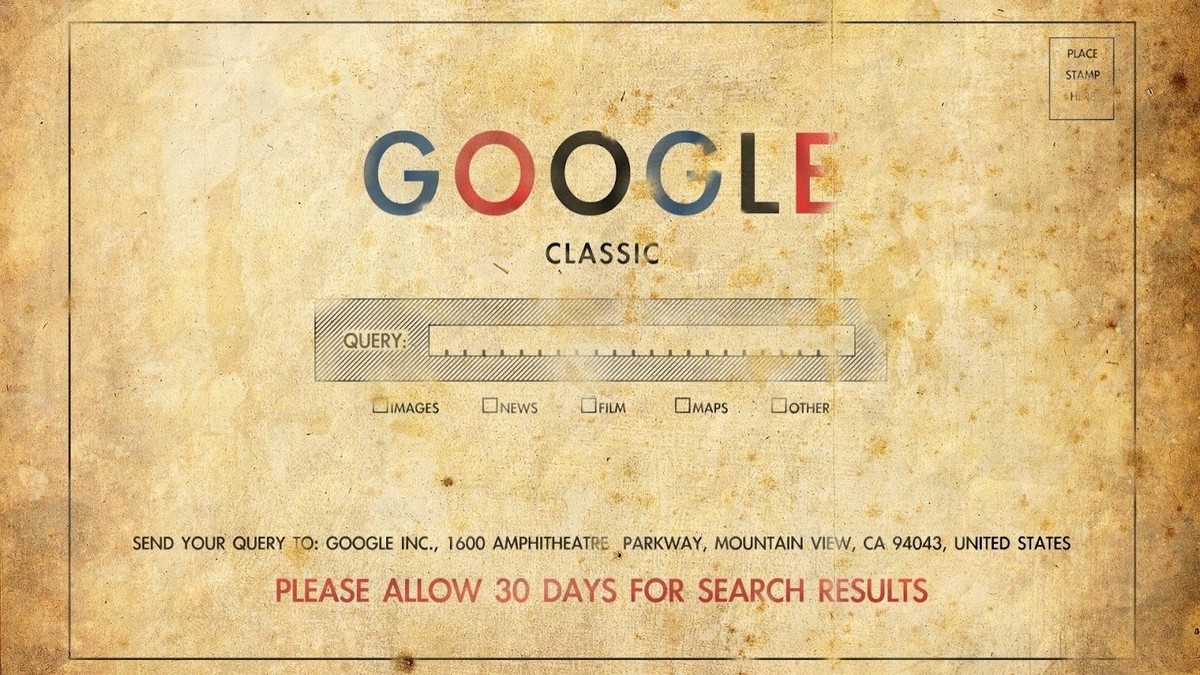 «Senden Sie Ihre Suchanfrage an Google, 1600 Amphitheatre, Parkway Mountain View,&nbsp;CA 94043, USA. Bitte geben Sie uns 30 Tage zur Bearbeitung.»