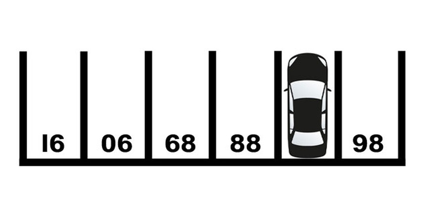 Rätsel: Auf welcher Nummer parkiert das Auto?