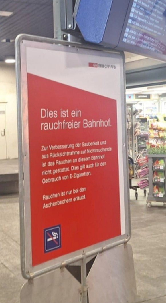 rauchen sbb bahnhof