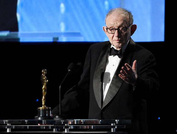FILE - Honoree Frederick Wiseman addresses the audience at the 2016 Governors Awards, Nov. 12, 2016, in Los Angeles. (Photo by Chris Pizzello/Invision/AP, File)
Frederick Wiseman