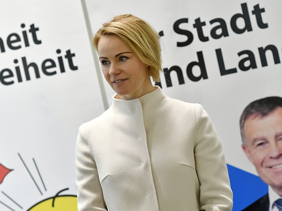 Natalie Rickli dürfte den Einzug in die Zürcher Kantonsregierung schaffen. (Archivbild)