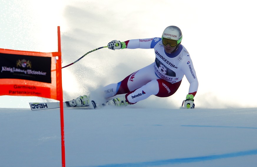 Beat Feuz fährt in Garmisch überraschend aufs Podest.&nbsp;