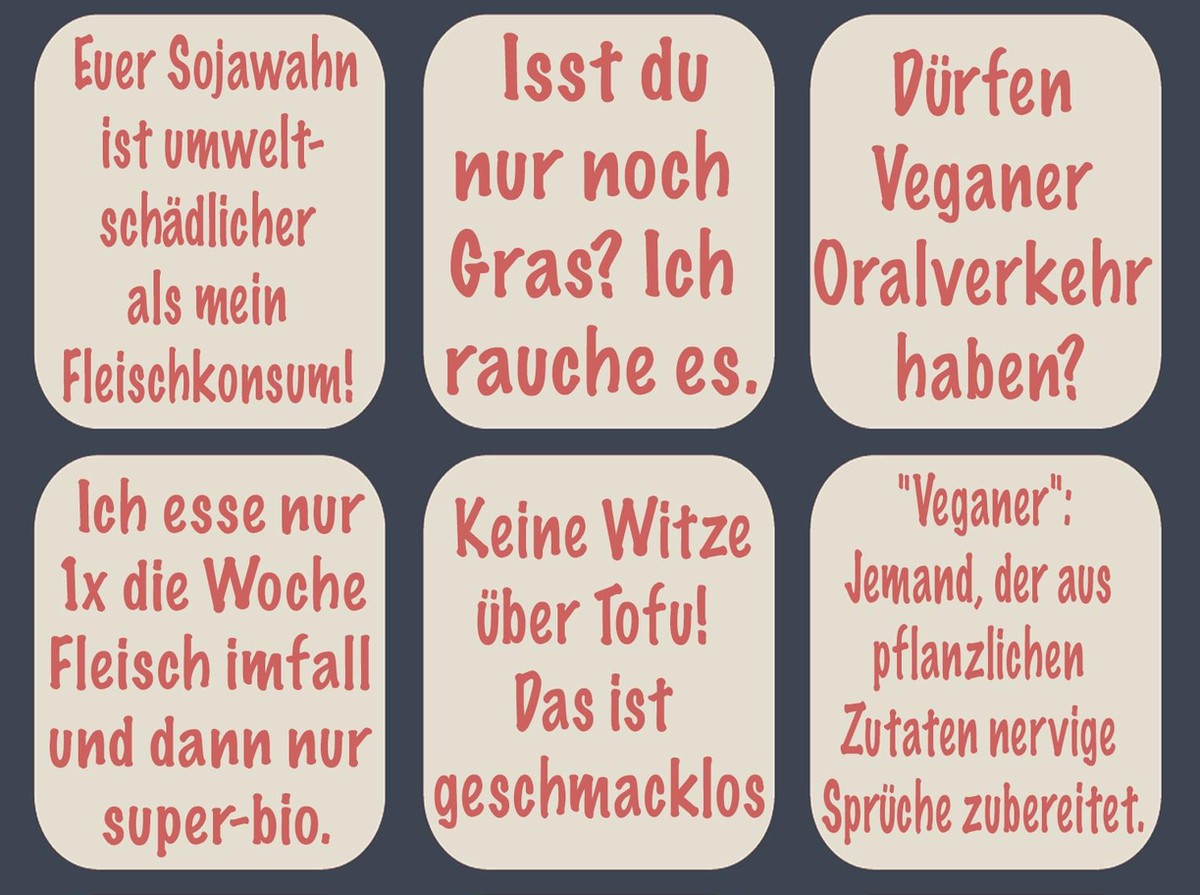 veganer karnivoren bullshit bingo