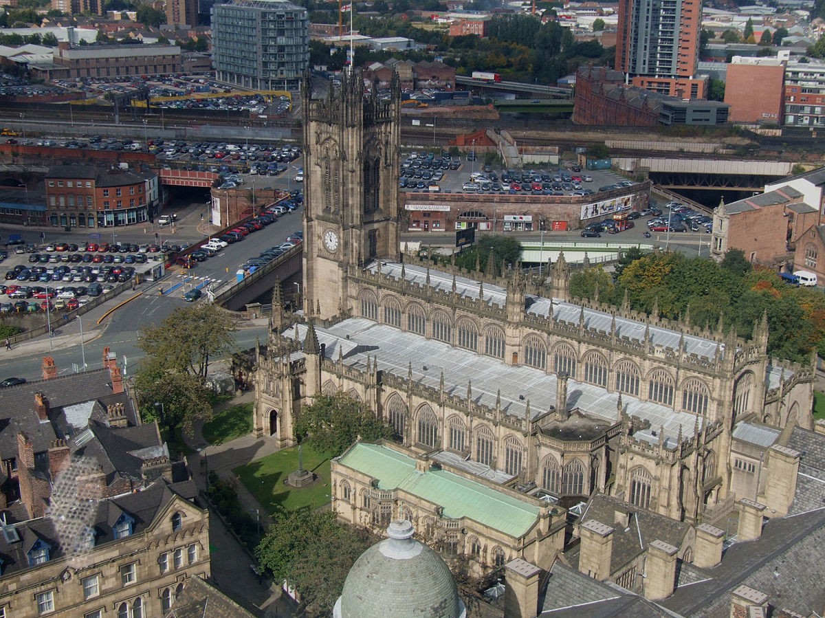 Hat zu wenig Bäume: Manchester.