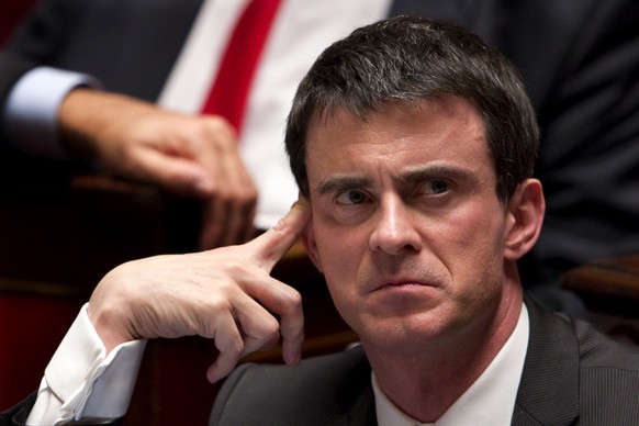 Frankreichs Premierminister Manuel Valls wollte am Nachmittag den Rückgang der Kriminalität in Marseille würdigen.