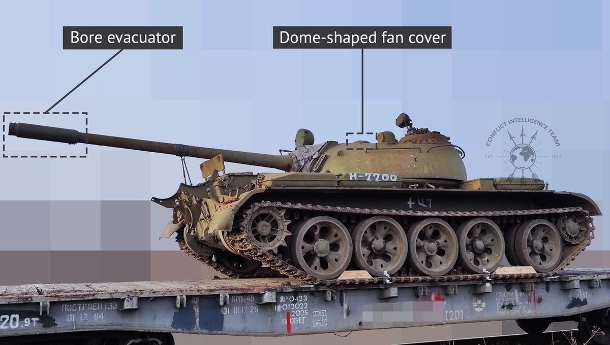 Un T-54B datant de 1959 est remis en service en Russie.