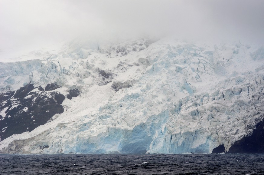 Die Westküste von Bouvet Island.