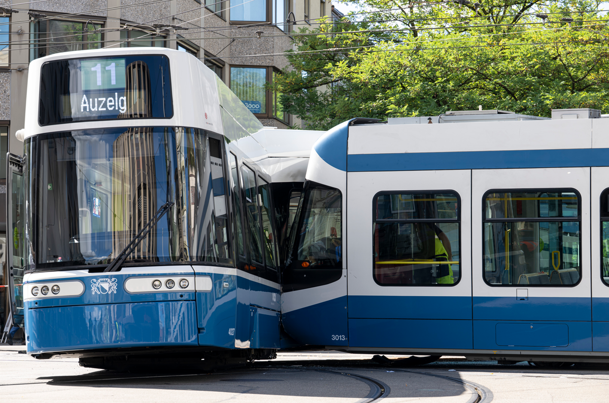 On sait ce qui a causé la grave collision de trams à Zurich