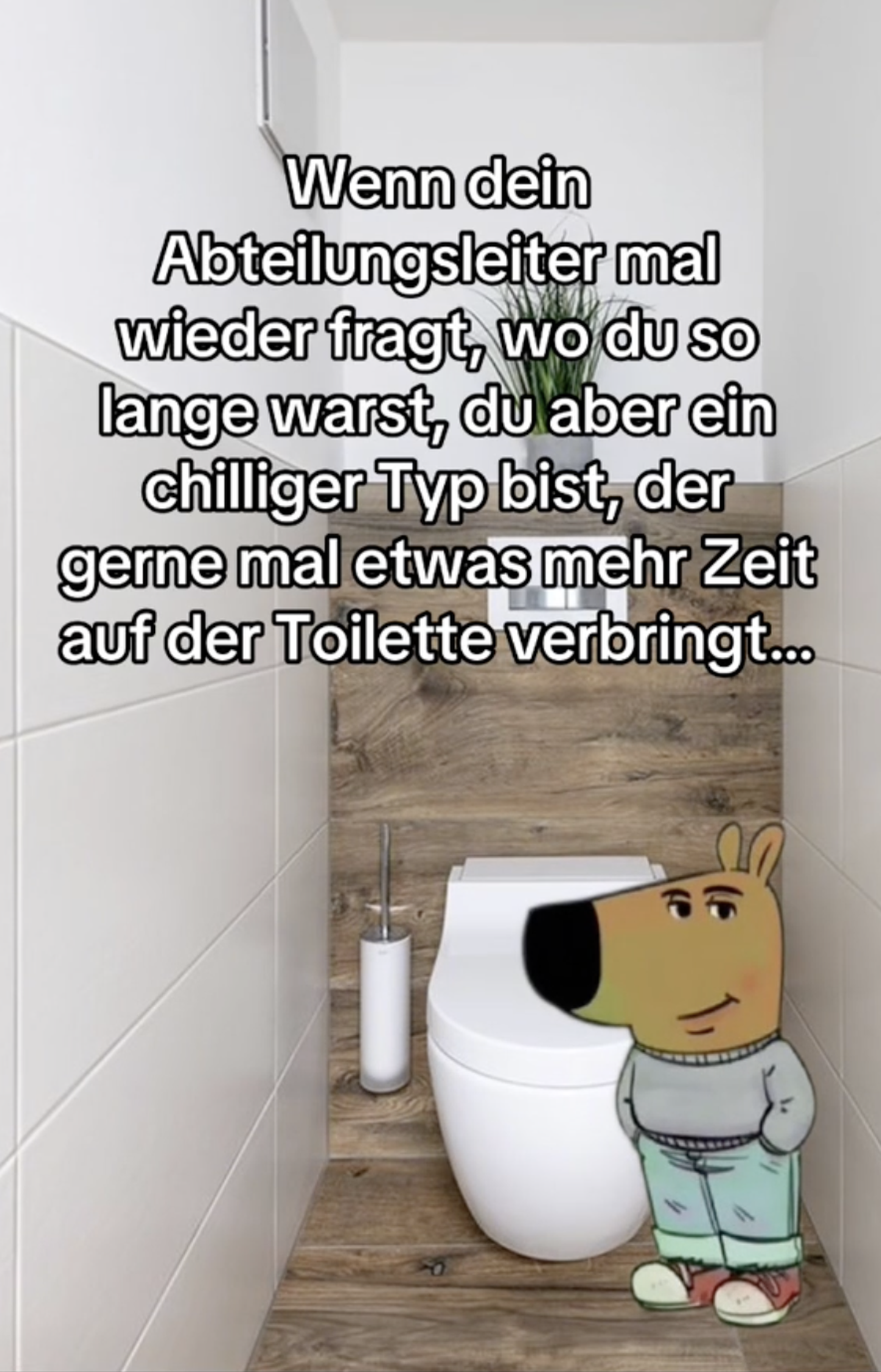 Chill Guy, Entspannter Typ