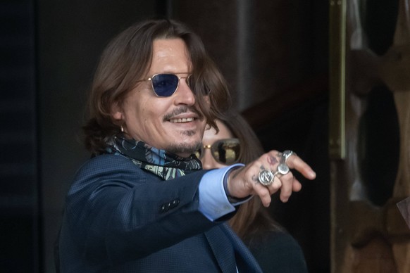 Johnny Depp attends his libel trial against The Sun newspaper at the Royal Courts of Justice. Featuring: Johnny Depp Where: London, United Kingdom When: 24 Jul 2020 Credit: Nils Jorgensen/Cover Images ...