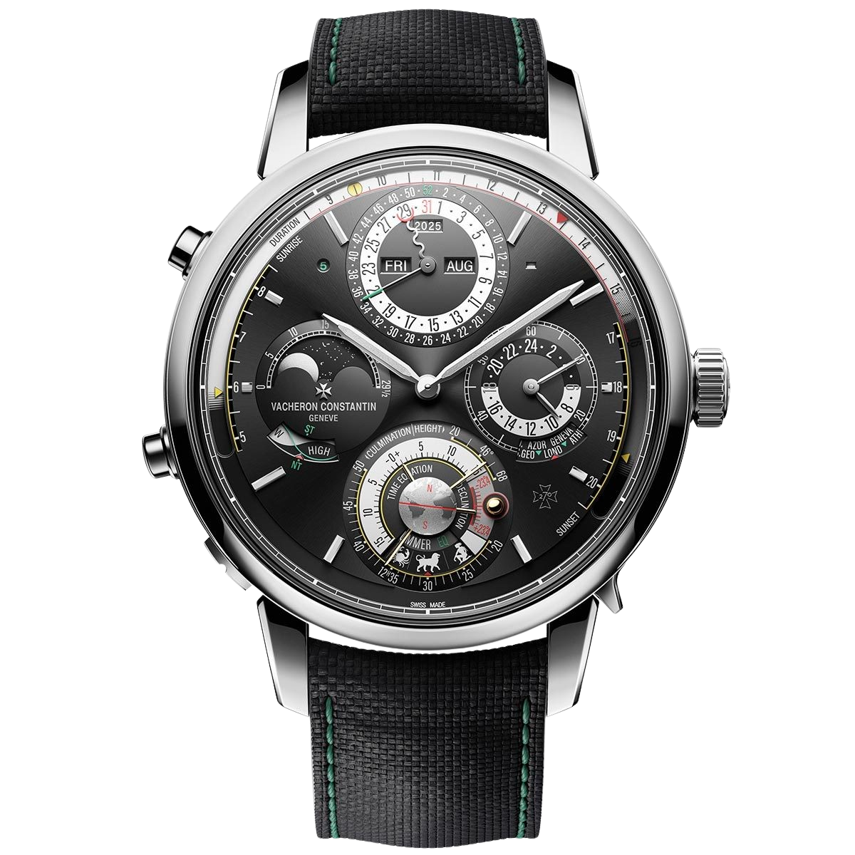 Cette montre est composée de 1521 composants.