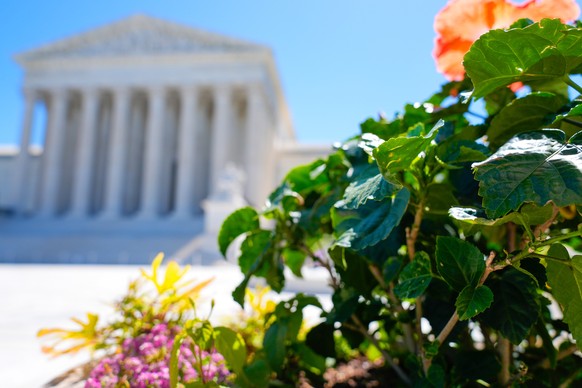 The U.S. Supreme Court is seen Tuesday, June 2, 2026, in Washington. (AP Photo/Mariam Zuhaib)
Supreme Coourt