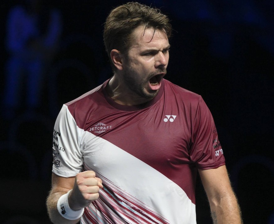 Stan Wawrinka TENNIS : Moselle Open ATP, Tennis Herren 250 21/09/2022 Stan Wawrinka vs Joao Sousa Mao/Panoramic PUBLICATIONxNOTxINxFRAxITAxBEL