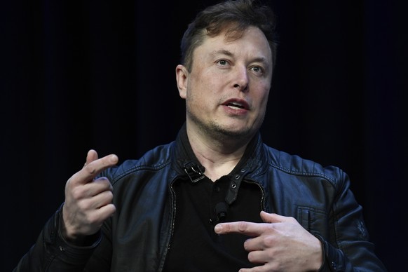 FILE -Tesla and SpaceX Chief Executive Officer Elon Musk speaks at the SATELLITE Conference and Exhibition in Washington, Monday, March 9, 2020. Musk has purchased a 9.2% stake in Twitter, approximate ...