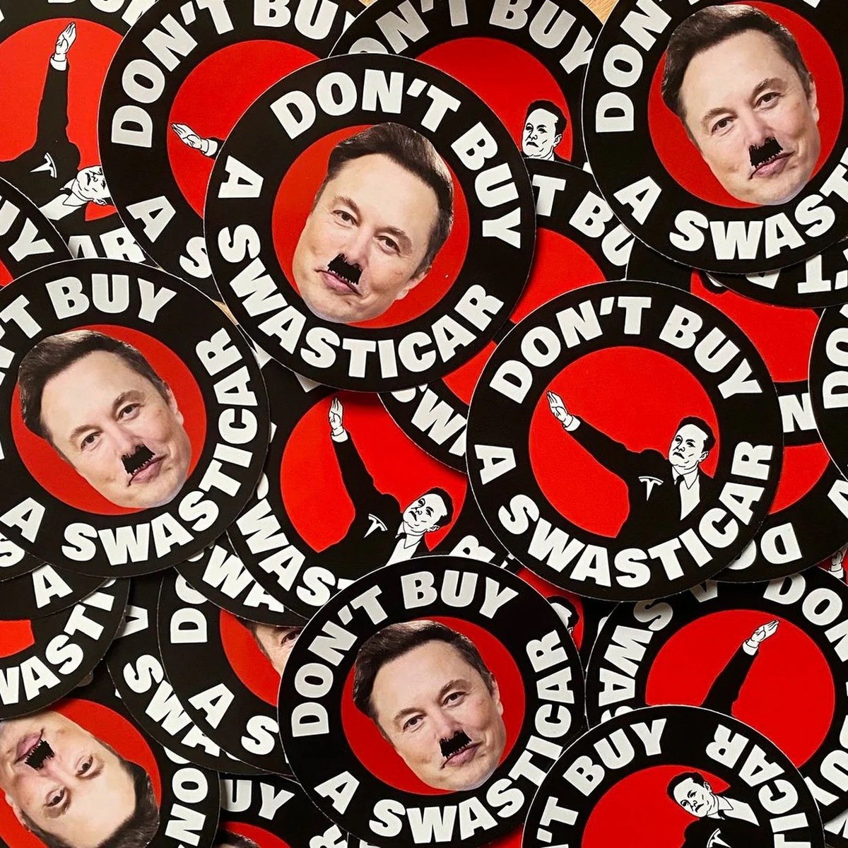 Don't buy a swasticar - Everyone Hates Elon 
https://swasticarstickers.shop/cdn/shop/files/WhatsApp_Image_2025-02-13_at_12.21.14.jpg?v=1739449594&amp;width=1100
