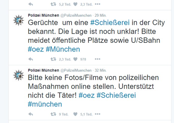 Die Münchner Polizei kämpft mit Falschmeldungen in den Sozialen Medien.