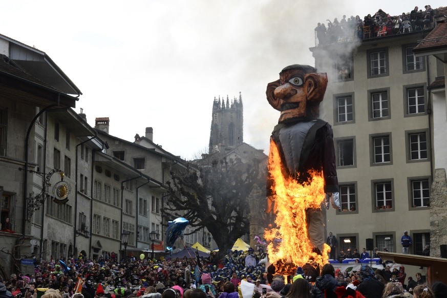 So brannte im vergangenen Jahr in der Stadt Fribourg der&nbsp;Rababou.