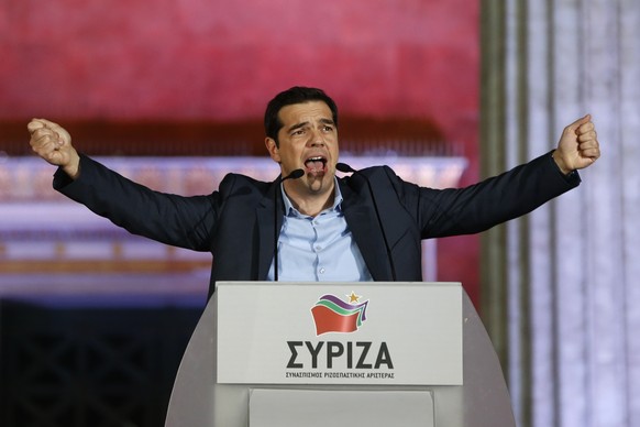 Hat gut Lachen:&nbsp;Alexis Tsipras.
