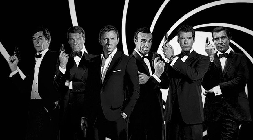 james bond 007 george lazenby david niven sean connery roger moore timothy dalty pierce brosnan daniel craig http://thejamesbondsocialmediaproject.com/