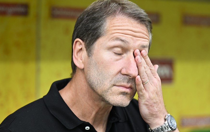 Zuerichs Cheftrainer Franco Foda im Fussball Super League Spiel zwischen dem FC St. Gallen und dem FC Zuerich, am Samstag, 30. Juli 2022, im Kybunpark in St. Gallen. (KEYSTONE/Gian Ehrenzeller)