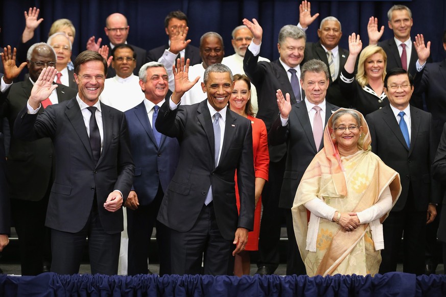 Obama und Co. auf dem UNO-Klassenfoto.