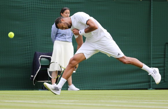 Musste leiden: Jo-Wilfried Tsonga.