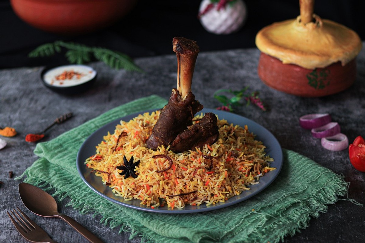 Lamb shanks – Lammstelzen – souris d&amp;#039;agneau. Lamb shank biryani.