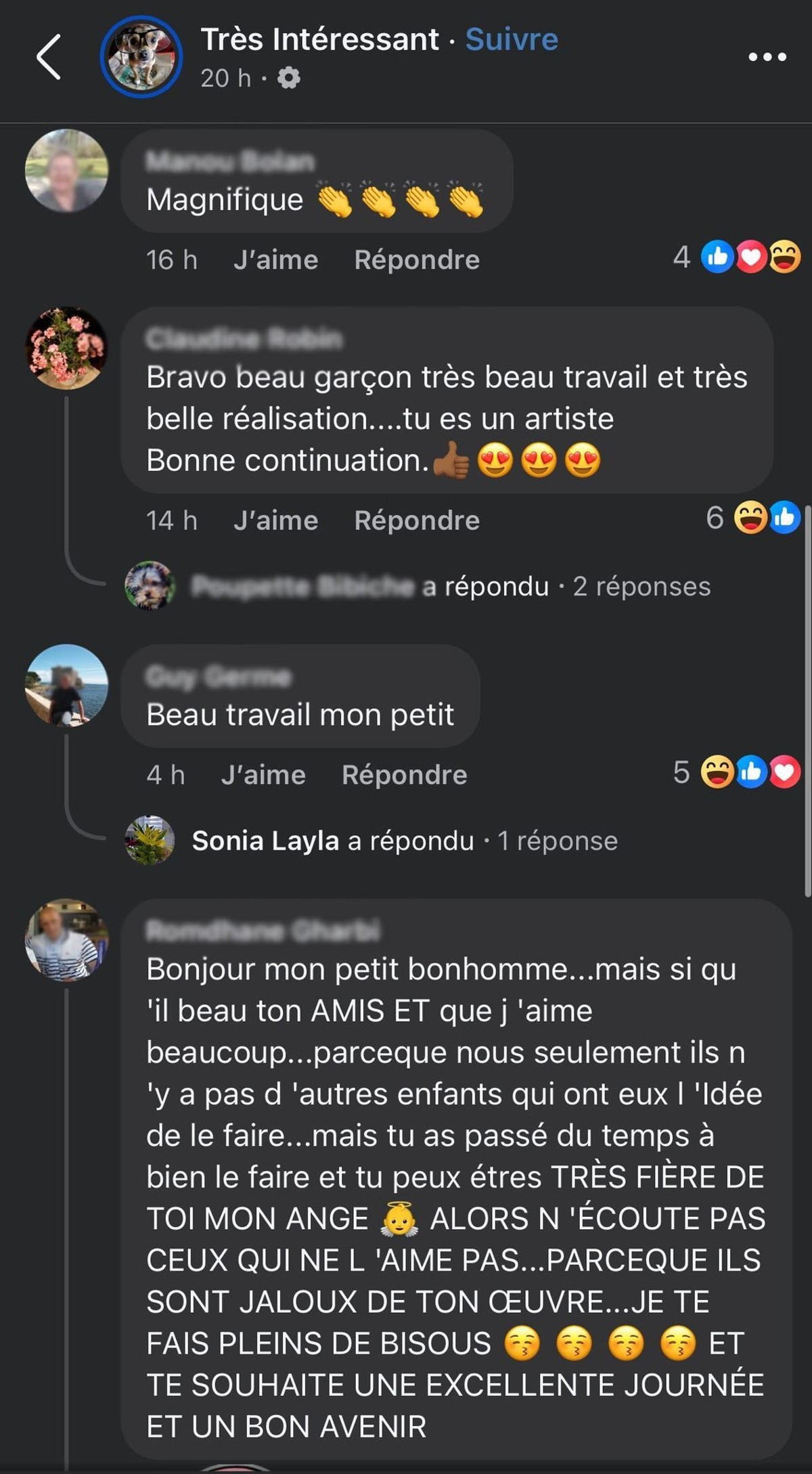 Les commentaires d'un «boomer trap»