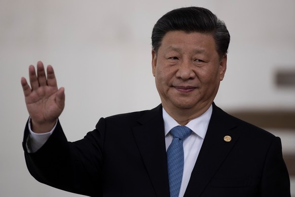 epa07996635 Chinese President Xi Jinping arrives to participate in the BRICS Summit dome session in Brasilia, Brazil, 14 November 2019. The event is part of the XI Summit of the main emerging economie ...