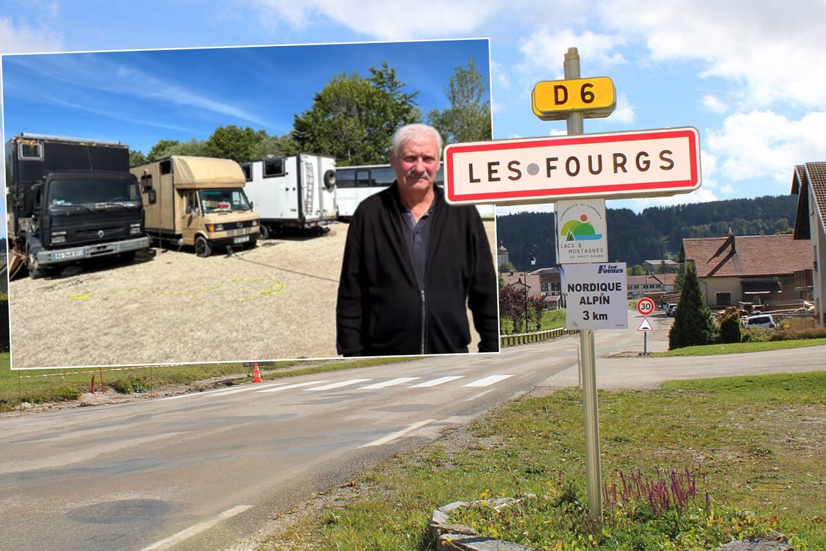 Avec ces frontaliers qui vivent en caravane près de la Suisse