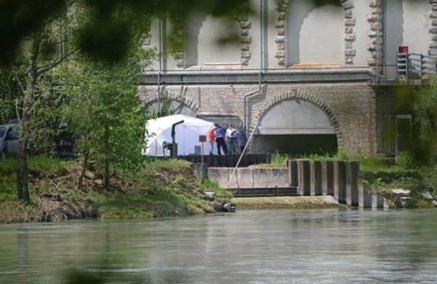 Der Ort der Tragödie an der Reuss bei Windisch.