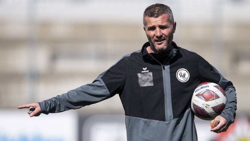 Alex Frei, der neue FC Wil Trainer im Training im Stadion Bergholz in Wil, aufgenommen am Montag, 7. September 2020. (KEYSTONE/Ennio Leanza)