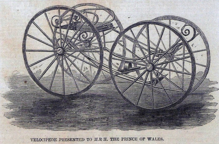 Sawyer lieferte seine Manpower-Lokomotiven an Fürstenhöfe in ganz Europa. Dieses Exemplar wurde Edward, dem Prinzen von Wales, 1858 vorgeführt.