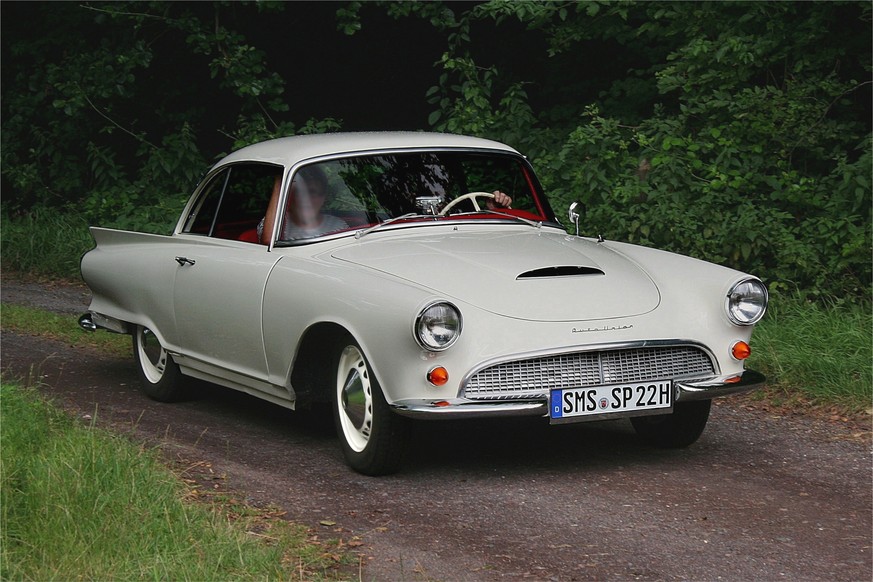 Auto Union 1000 coupe 1950er deutschland auto DKW audi https://commons.wikimedia.org/wiki/File:Auto_Union_1000_Sp_(2008-07-12)_ret.JPG