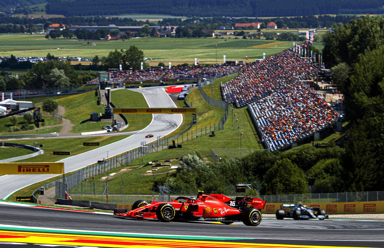 epa08386132 (FILE) - Monaco&#039;s Formula One driver Charles Leclerc of Scuderia Ferrari in action during the second practice session of the Austrian Formula One GP at the Red Bull Ring circuit in Sp ...