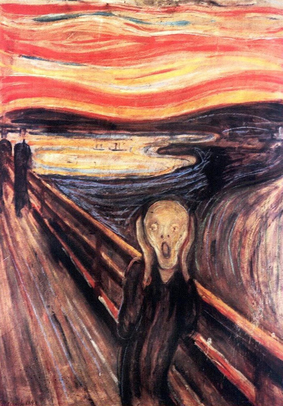 A version of Norway's most famous painting, Edvard Munch s "The Scream" was stolen Sunday, 22 August 2004 from an Oslo museum, a museum spokeswoman said. Several armed men entered the M ...