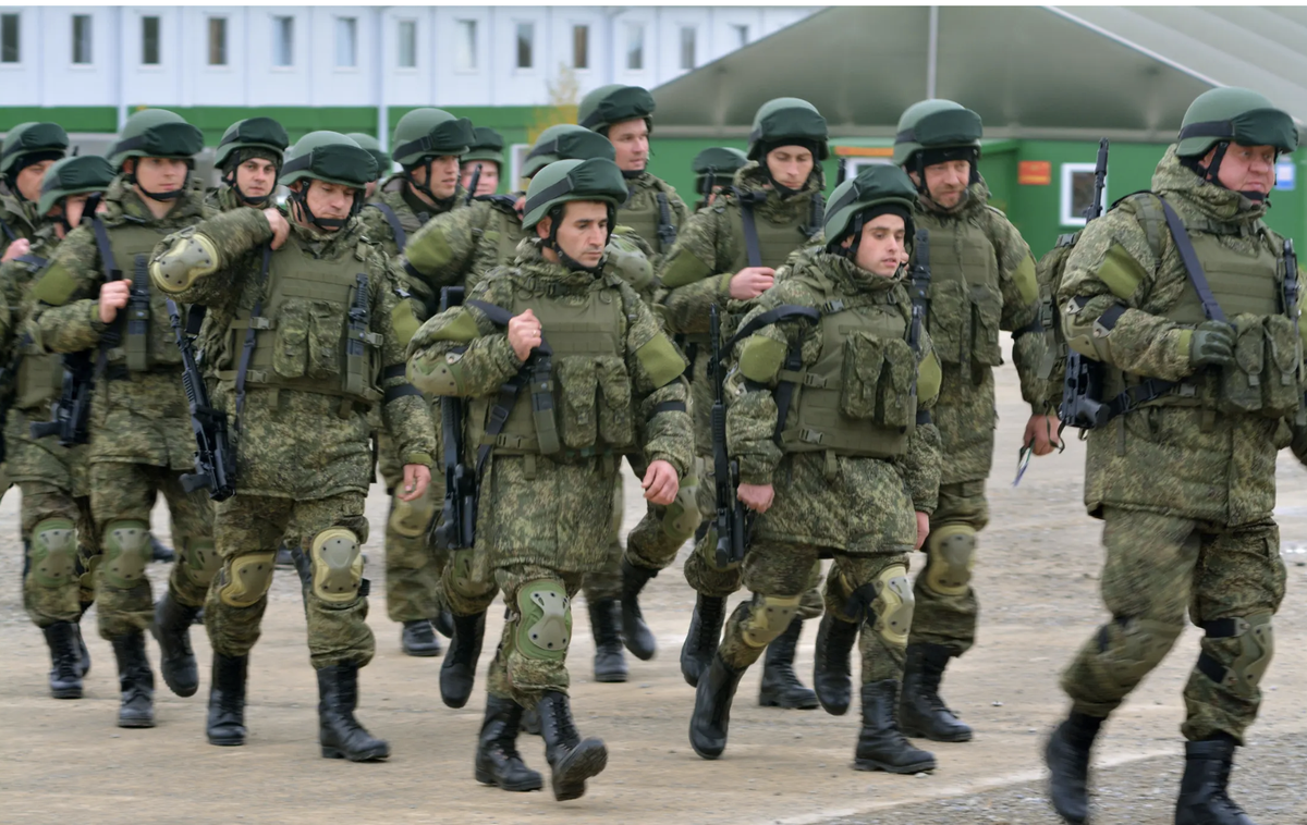 soldats russes mobilisés