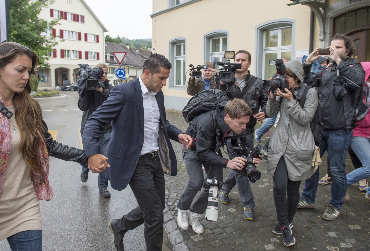 Das Medieninteresse vor dem Gericht in Dornach SO ist gross.