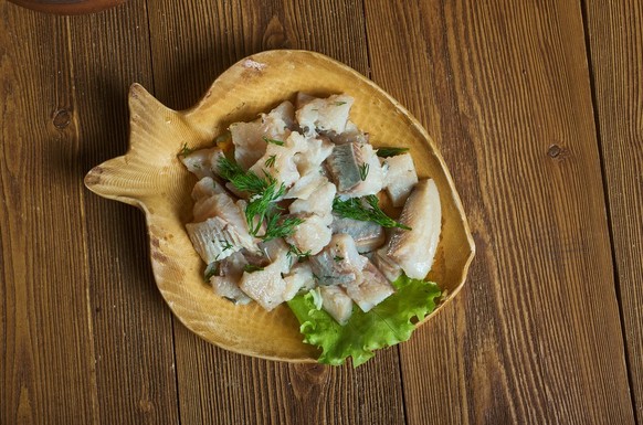 indigirka salat sibirien russland fisch essen food