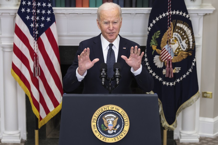 Der amerikanische Präsident Joe Biden prognostizierte am Freitag im Weissen Haus einen russischen Angriff auf das westliche Nachbarland.