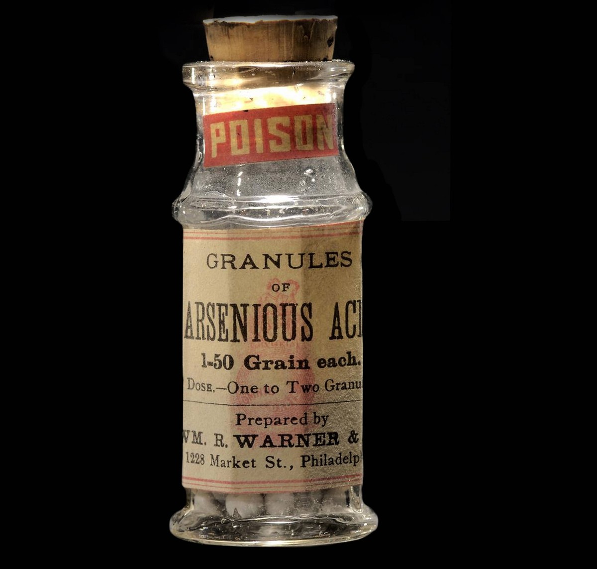 Arsenic-based medicine, Wm. R. Warner &amp; Co., about 1900 WHA PUBLICATIONxINxGERxSUIxAUTxONLY !ACHTUNG AUFNAHMEDATUM GESCH